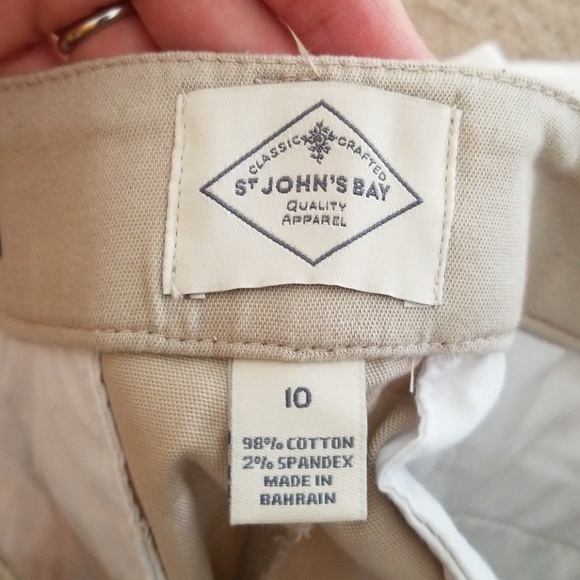 St. John's Bay Crop Pants (4 prs) Black Not Shown - Picture 4 of 4